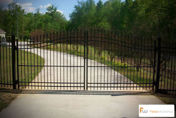 Residential Aluminum Driveway Gates