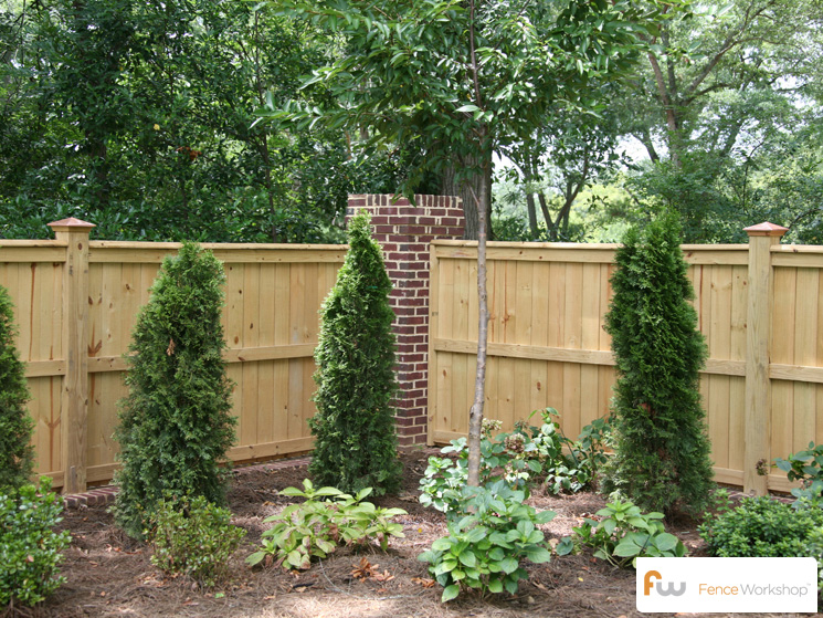 The Glenwood™ Wood Privacy Fence Pictures & Per Foot Pricing