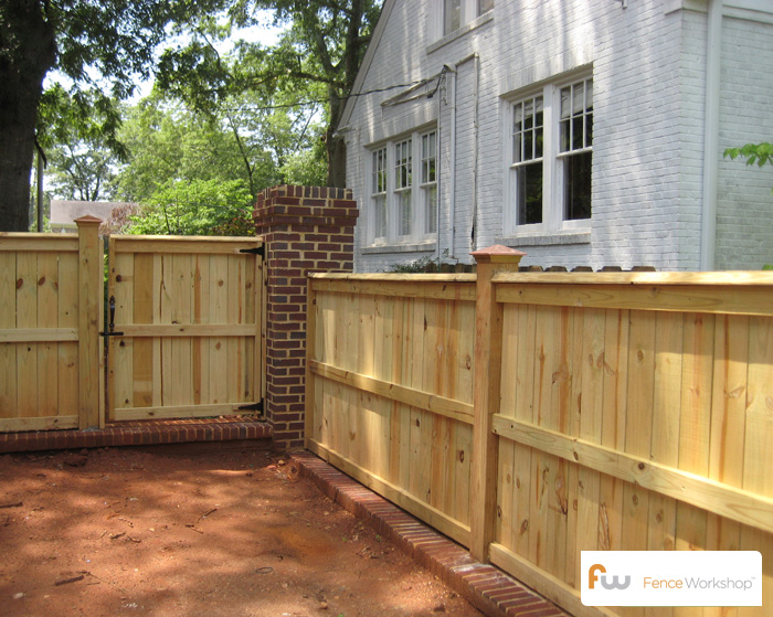 The Glenwood™ Wood Privacy Fence Pictures & Per Foot Pricing