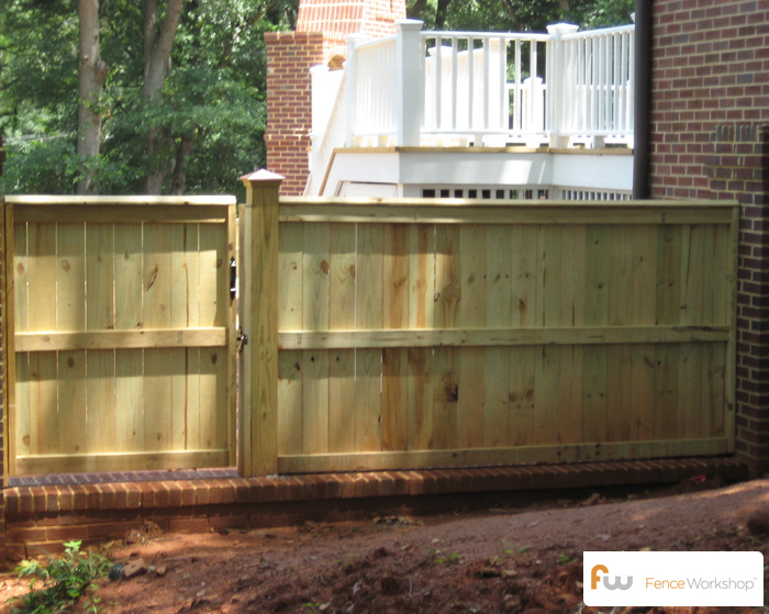 The Glenwood Wood Privacy Fence