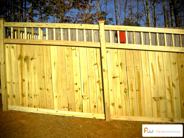 The St. Wood Privacy Fence Pictures & Per Foot Pricing