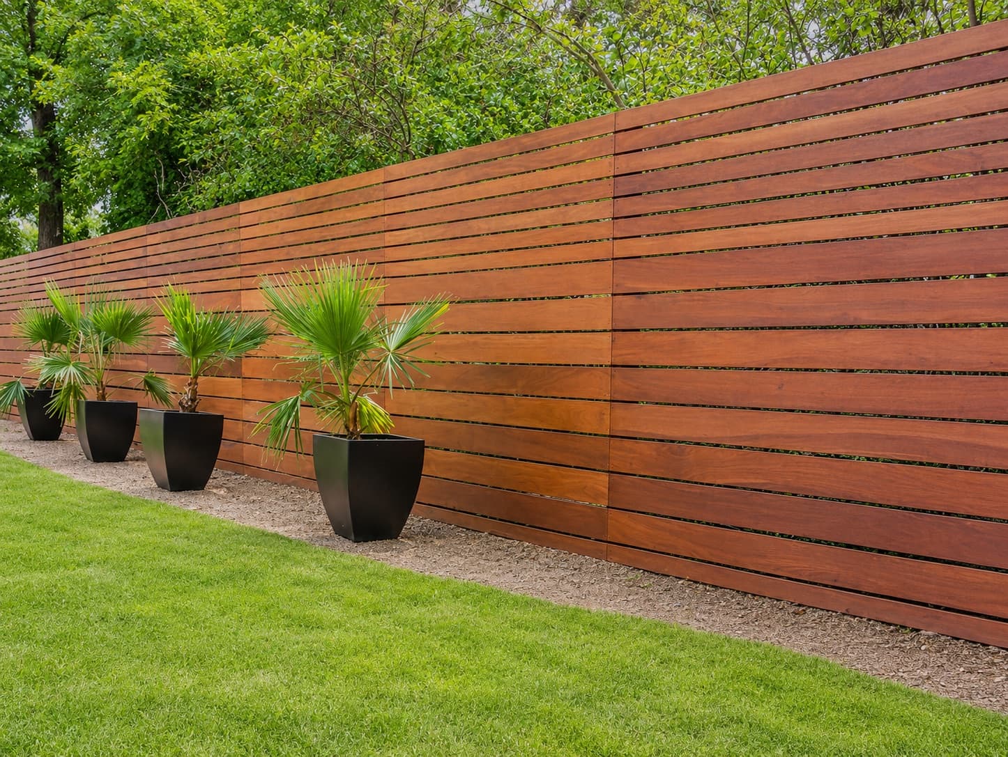 Custom residential wood fence installation in Atlanta, GA