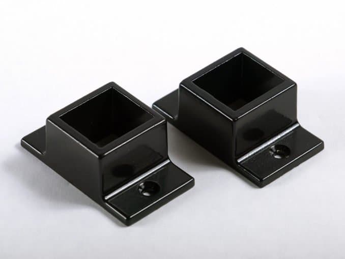Aluminum fence hardware and accessories — hinges, latches, post caps, deck mounts