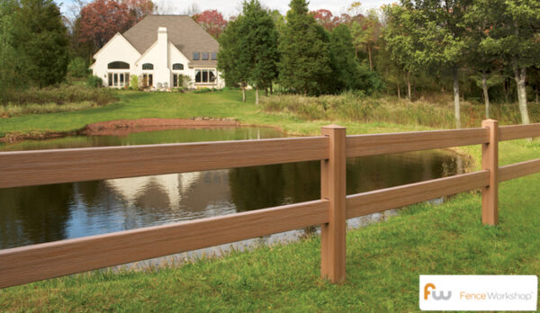 2 Rail Vinyl - Fenceworkshop