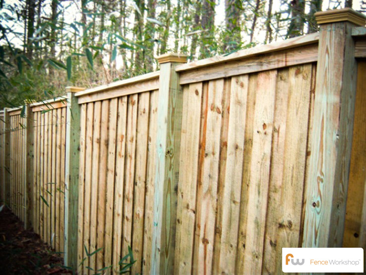 6 Wood Fence Detail The McWorter Fence  Workshop  