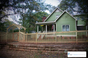 wood picket fences loganville ga