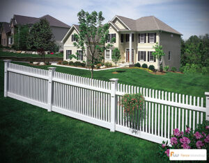 vinyl picket fence panels