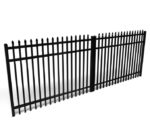 Atlanta Spear Top Aluminum Driveway Gate