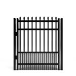 Avalon Spear Top with Puppy Picket Aluminum Walk Gate
