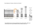 BERKLEY Aluminum Fence Panel Specifications