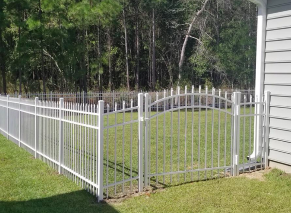 White Aluminum Fence Package