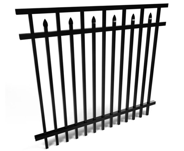 Candler Inset Spear Aluminum Fence Panel