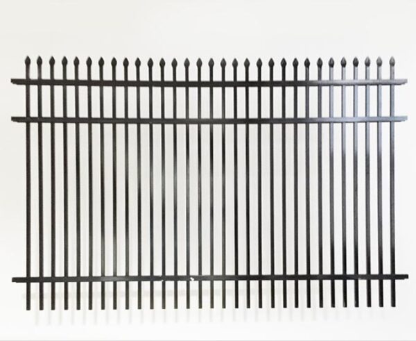 Athens Double Picket Speartop Metal Fencing