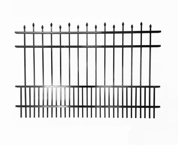 Dublin Alternating Speartop Aluminum Fencing With Puppy Guard