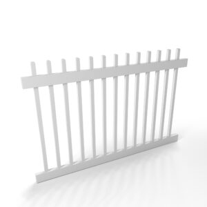 Vinyl Picket Fence Panel Style A