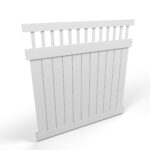 Vinyl Privacy Fence Panel with Spindles