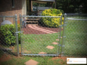 Chain Link garden fencing and landscape design in Georgia, Florida and North Carolina.