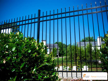 Steel fence installation in Orlando, FL