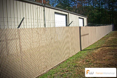 Chain link fencing privacy slats supply, installation and delivery in Georgia, Florida and North Carolina.