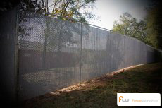 Chain link fencing privacy slats supply, installation and delivery in Georgia, Florida and North Carolina.