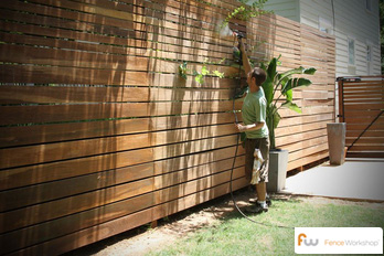 Wood fence landscape design in Georgia, Florida and North Carolina.