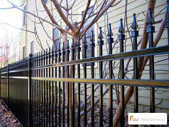 Steel fencing supply and installation in Athens, GA