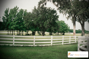 Professional vinyl fence installation in Tampa, FL