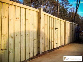 Wood fencing professionals in Apex, NC