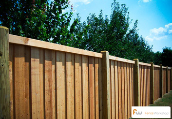 Cedar fence lumber for wood fencing in GA, FL and NC.