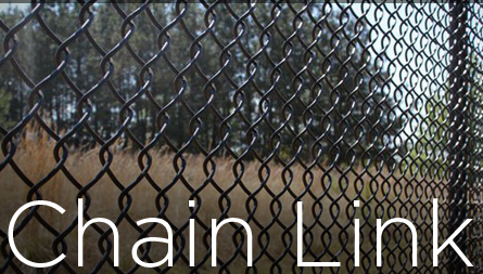 Chain link fencing button