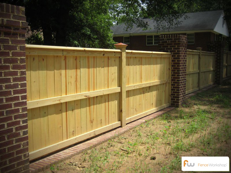 The Glenwood™ Wood Privacy Fence 